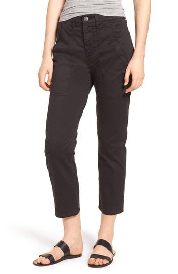Women's Hudson Jeans The Leverage Ankle Cargo Pants - Black