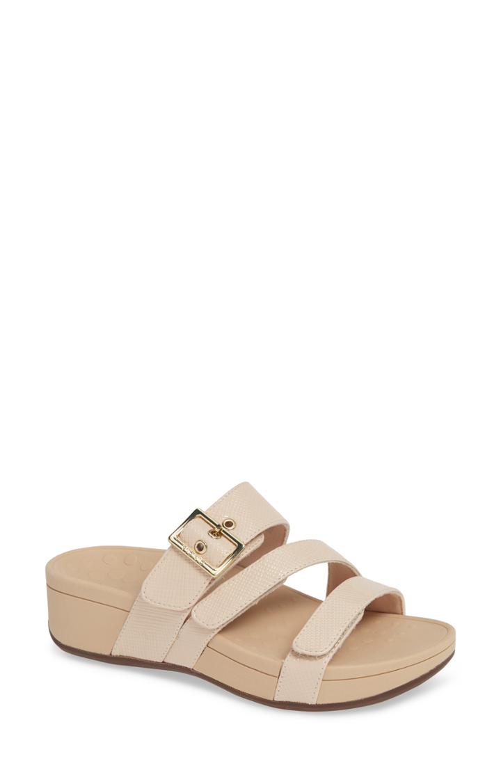 Women's Vionic Rio Strappy Slide Sandal M - Black