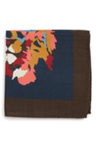 Men's Bonobos Lion Print Wool Blend Pocket Square