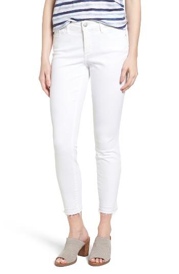 Women's Nydj Ami Release Hem Stretch Skinny Jeans - White