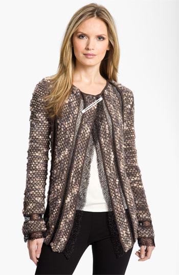 Diktons Barcelona Tweed Popcorn Cardigan Natural Multi Small