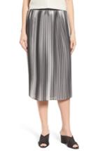 Women's Eileen Fisher Printed Pleated Skirt, Size - White