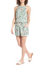 Women's Roxy Hooked On A Feeling Print Romper - Green