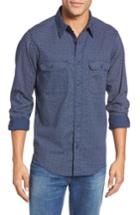Men's Schott Nyc Print Sport Shirt - Blue