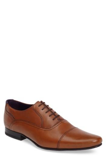 Men's Ted Baker London Rogrr 3 Cap Toe Oxford M - Brown