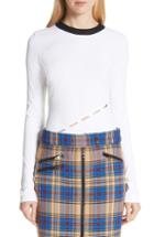 Women's Rag & Bone Eden Slash Detail Top - White