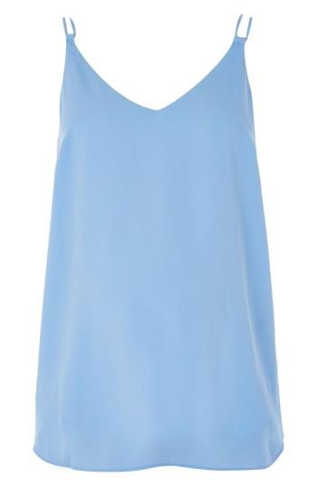Women's Topshop Swing Maternity Camisole Us (fits Like 0-2) - Blue