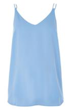 Women's Topshop Swing Maternity Camisole Us (fits Like 0-2) - Blue