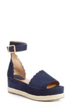 Women's Chloe Lauren Espadrille Wedge Sandal Us / 38eu - Blue