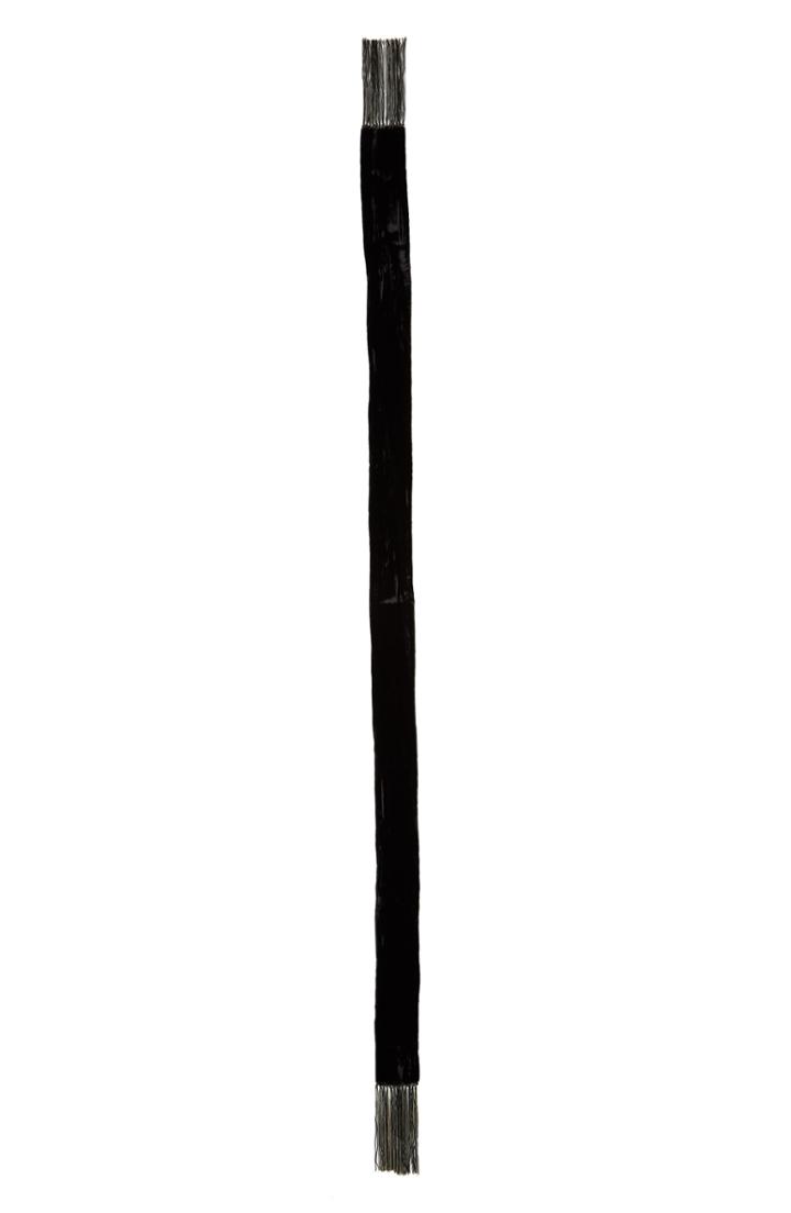 Women's Saint Laurent Chain Fringe Velvet Skinny Scarf