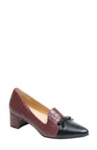 Women's Ukies Paloma Loafer Pump .5 M - Burgundy