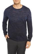 Men's Bugatchi Crewneck Wool Blend Sweater - Blue