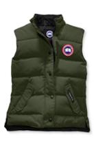 Women's Canada Goose 'freestyle' Slim Fit Down Vest - Green