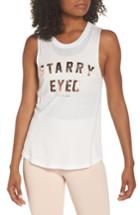 Women's Spirtual Gangster Starry Eyed Muscle Tee - Beige
