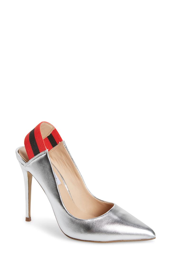 Women's Steve Madden Darby Slingback Pump M - Metallic