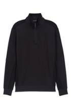 Men's Bugatchi Fit Knit Quarter Zip Pullover