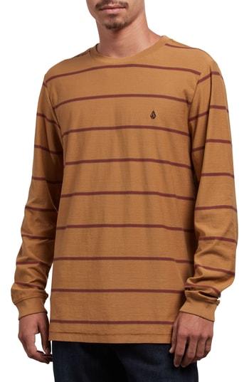 Men's Volcom Randal Long Sleeve T-shirt - Orange