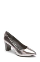 Women's Rockport Total Motion Violina Luxe Pointy Toe Pump .5 W - Metallic