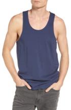 Men's The Rail Slubbed Racer Back Tank, Size - Blue
