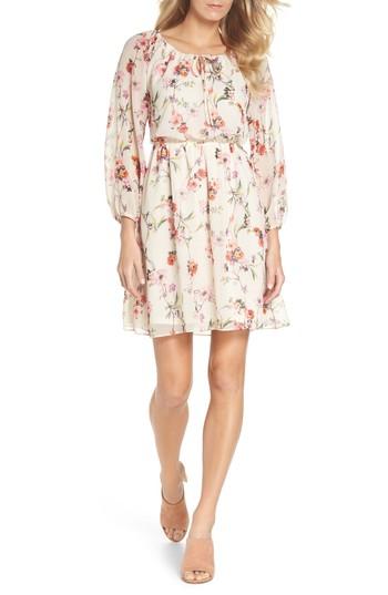 Women's Adrianna Papell Bonita Oasis Floral Dress - Beige