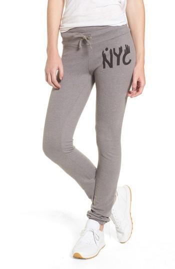 Women's Dream Scene Nyc Sweatpants, Size - Grey