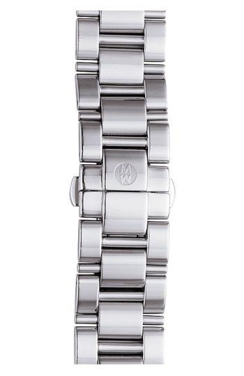 Women's Michele 'deco' 18mm Stainless Steel Bracelet Band