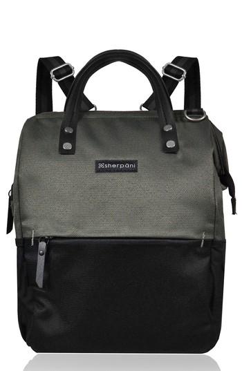 Sherpani Dispatch Water Resistant Rfid Pocket Convertible Backpack - Grey