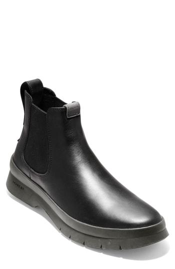 Men's Cole Haan Pinch Utility Waterproof Chelsea Boot M - Black
