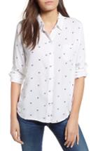 Women's Rails Rocsi Heart Print Shirt - White
