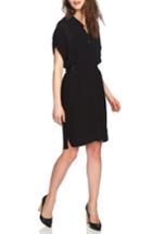 Women's 1.state Belted Shirtdress, Size - Black