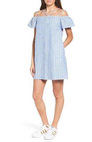 Women's Lush Stripe Off The Shoulder Dress