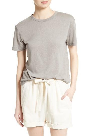 Women's Vince Distressed Tee - Grey