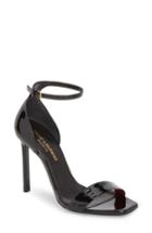 Women's Saint Laurent Amber Ankle Strap Sandal Us / 36eu - Black