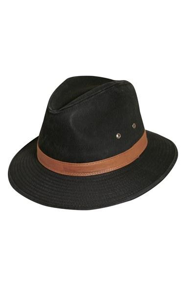 Men's Dorfman Pacific Safari Fedora - Black