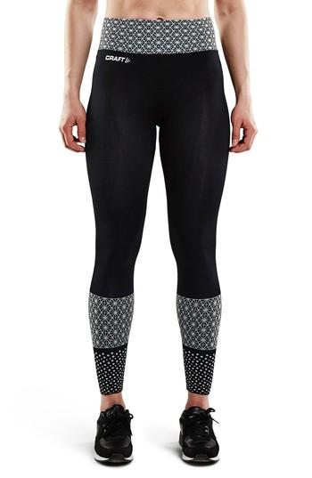 Women's Craft Core Block Tights - Black