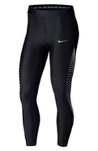 Women's Nike Power Speed 7/8 Women's Graphic Running Tights - Black