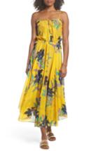 Women's Diane Von Furstenberg Maxi Dress Cover-up, Size - Yellow