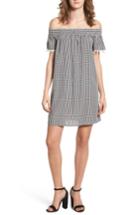 Women's Love, Fire Off The Shoulder Gingham Dress