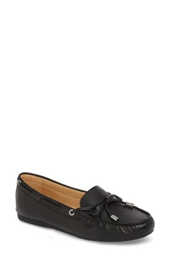 Women's Michael Michael Kors Sutton Moccasin M - Black