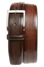 Men's Magnanni 'wellington' Textured Leather Belt