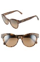 Women's Maui Jim Ku'uipo 51mm Polarized Cat Eye Sunglasses - Caramel