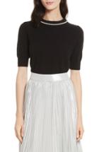 Women's Kate Spade New York Pearly Embellished Sweater, Size - Black
