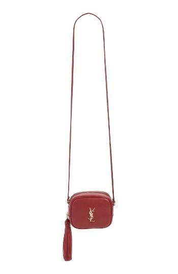 Saint Laurent 'monogram Mini Blogger' Crossbody Bag - Brown