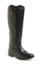 Women's Frye 'melissa Button' Boot .5 Ext Calf M - Black