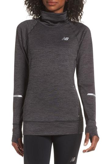 Women's New Balance Heat Quarter-zip Top - Black