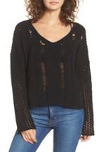 Women's Moon River Net Detail Sweater