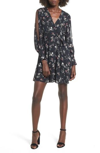 Women's Dee Elly Cold Shoulder Wrap Style Dress