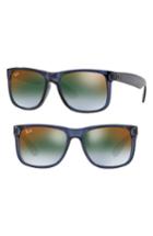 Women's Ray-ban Justin 54mm Sunglasses - Transparent Blue