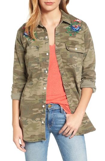 Women's Lucky Brand Camo Boyfriend Shirt