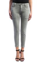 Women's Liverpool Jeans Company Cargo Pocket Skinny Crop Jeans - Grey